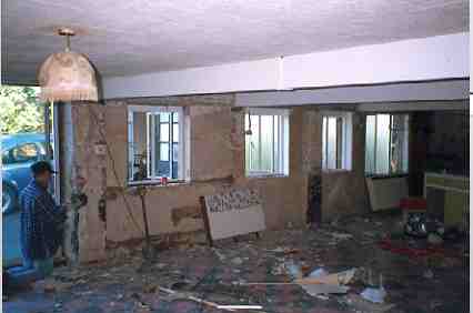 Stripping out the main classroom